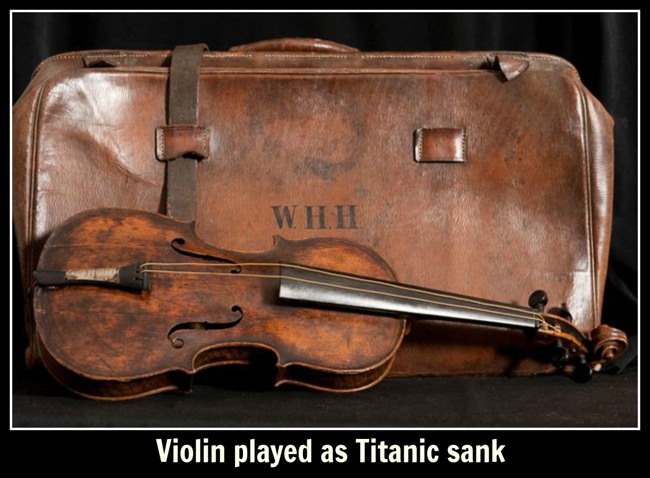 titanic Violin played as Titanic sank text